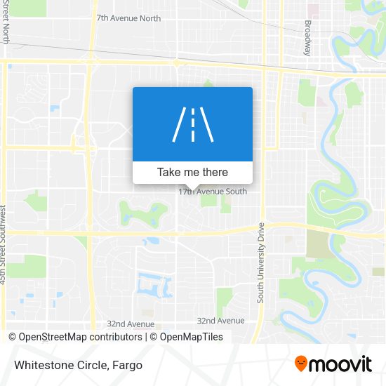 Mapa de Whitestone Circle