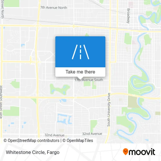 Whitestone Circle map