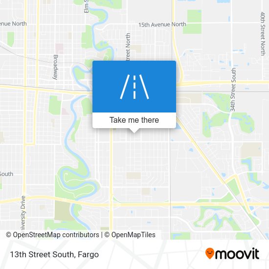 Mapa de 13th Street South