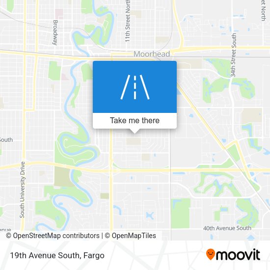 Mapa de 19th Avenue South