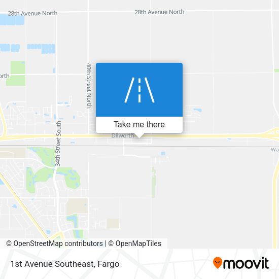 Mapa de 1st Avenue Southeast