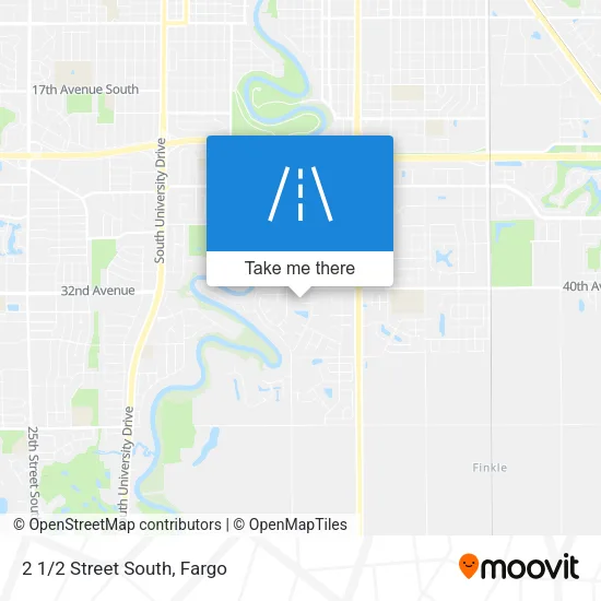 2 1/2 Street South map