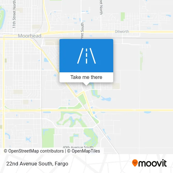 22nd Avenue South map