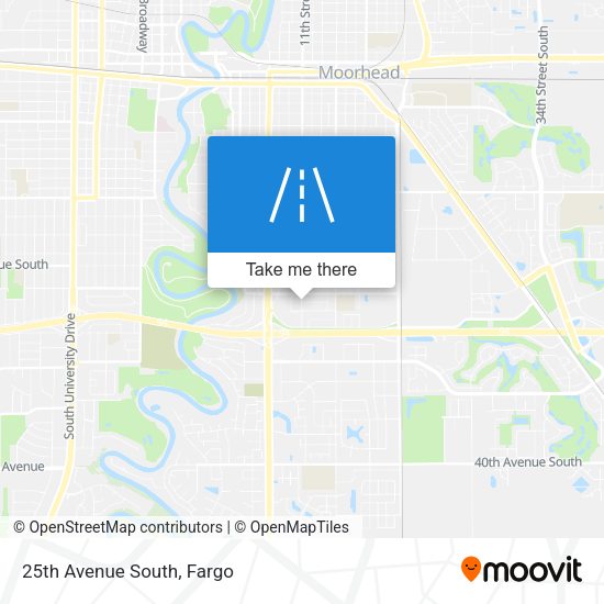 Mapa de 25th Avenue South
