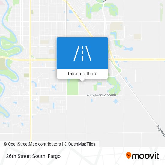 Mapa de 26th Street South