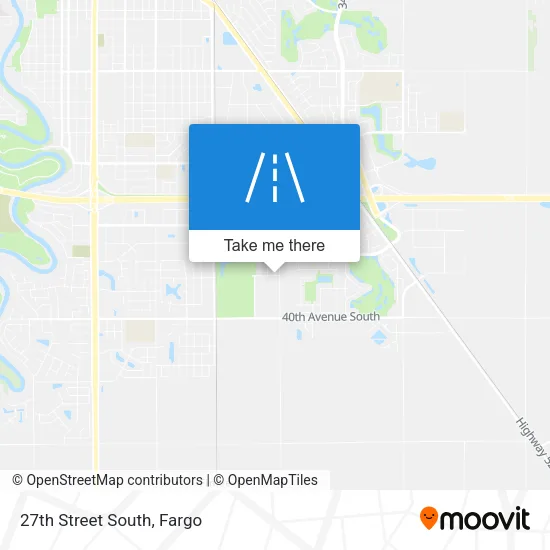 27th Street South map