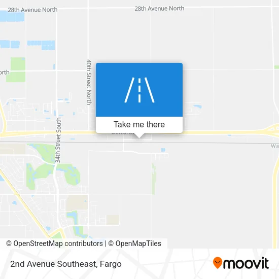 2nd Avenue Southeast map