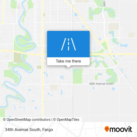 34th Avenue South map