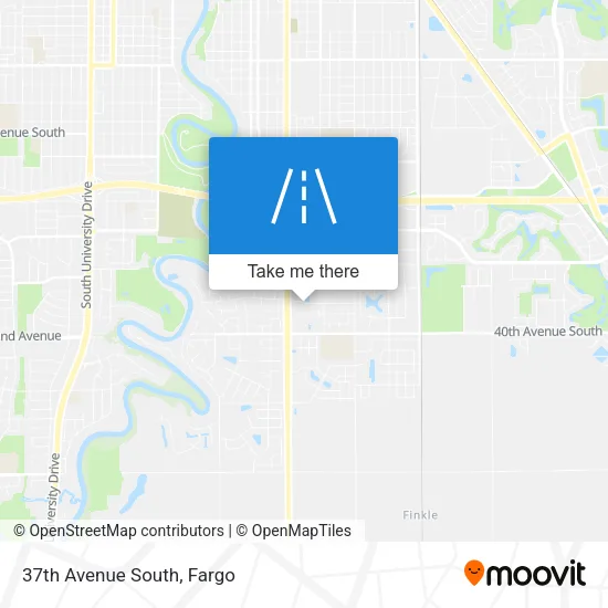 37th Avenue South map
