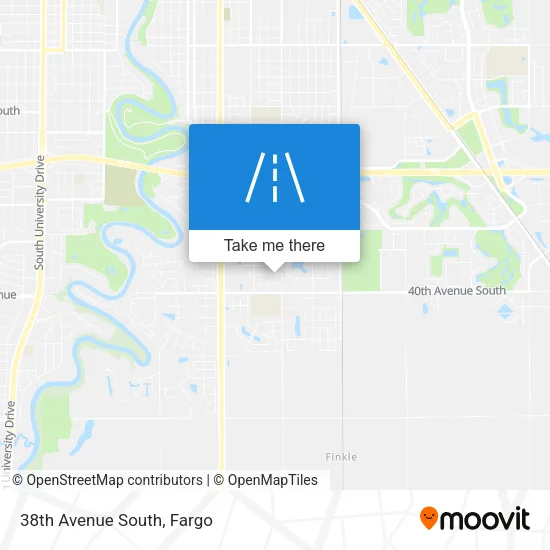 38th Avenue South map