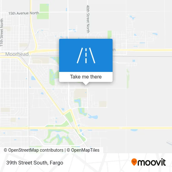 39th Street South map