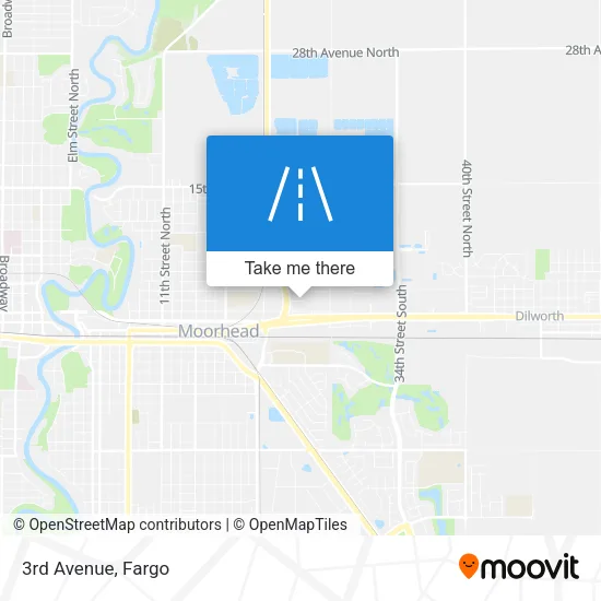 3rd Avenue map
