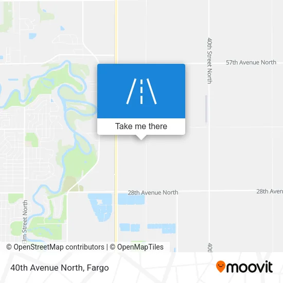 40th Avenue North map