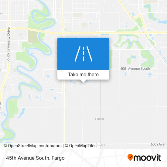 45th Avenue South map