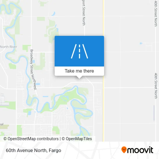 60th Avenue North map