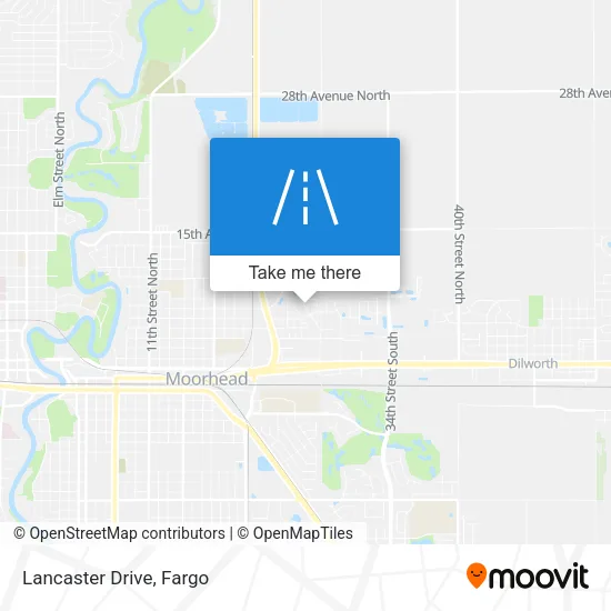 Lancaster Drive map