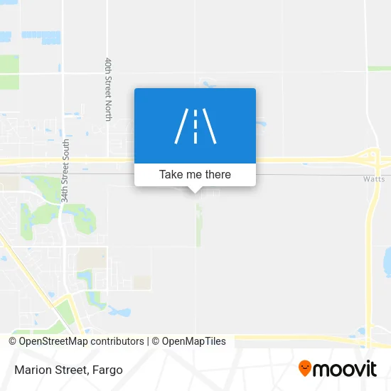 Marion Street map