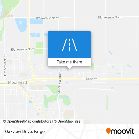 Oakview Drive map