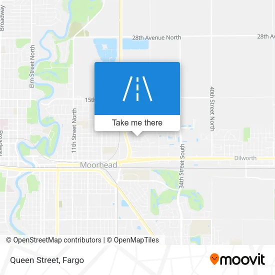 Queen Street map