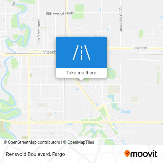 Rensvold Boulevard map