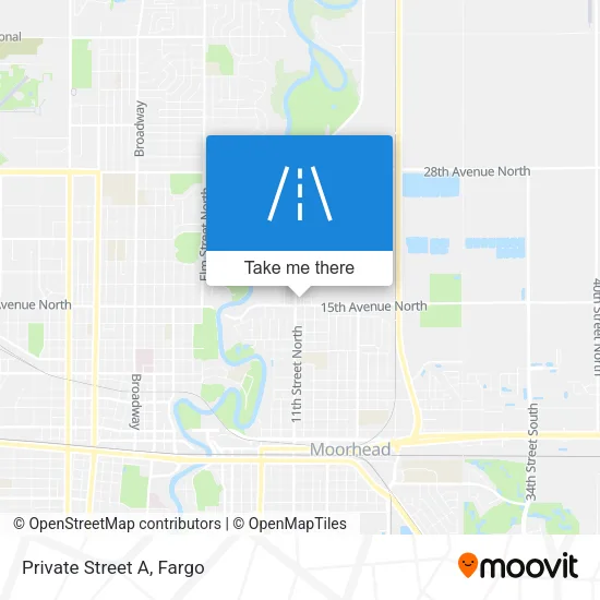 Private Street A map