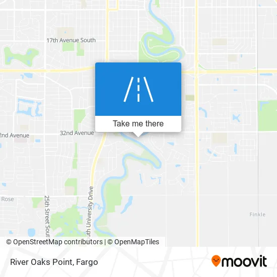 River Oaks Point map