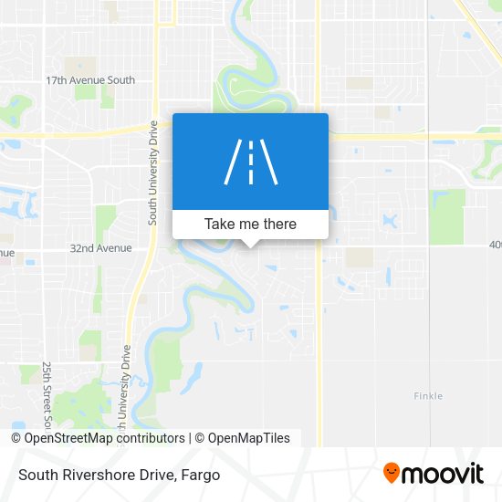 South Rivershore Drive map