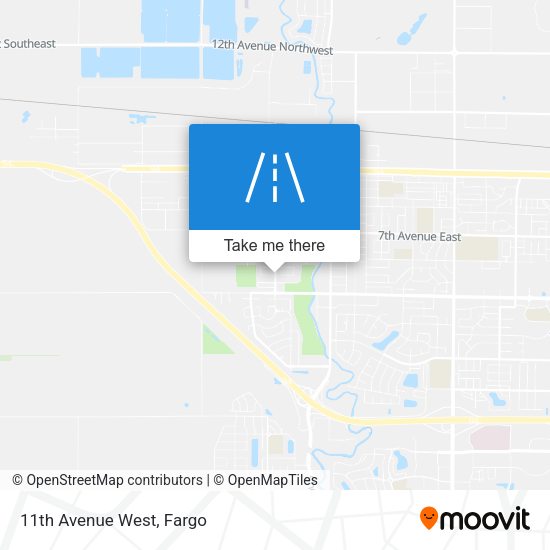 Mapa de 11th Avenue West