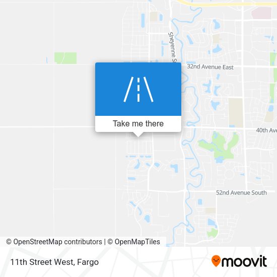 Mapa de 11th Street West