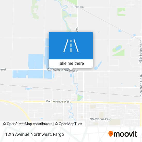 Mapa de 12th Avenue Northwest