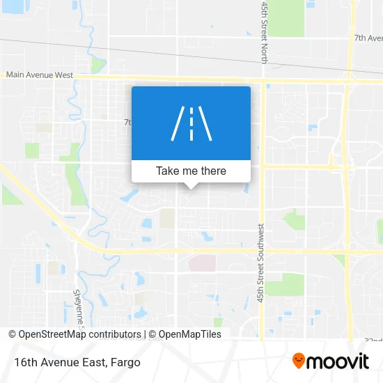 16th Avenue East map