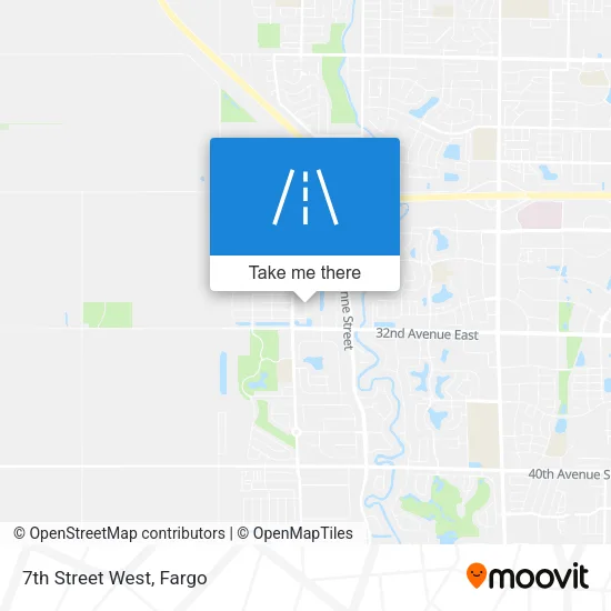 7th Street West map