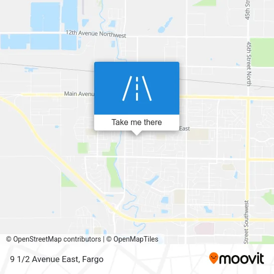 9 1/2 Avenue East map
