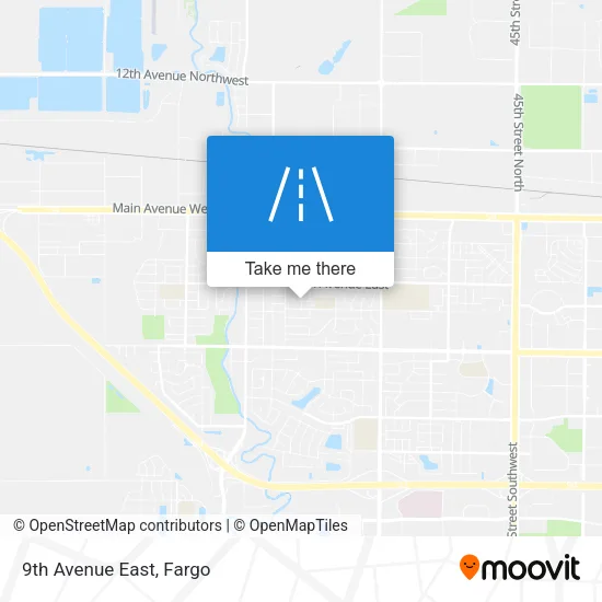 9th Avenue East map