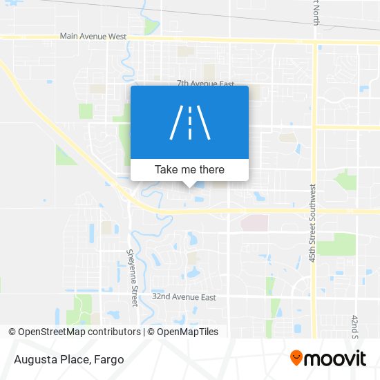 Augusta Place map