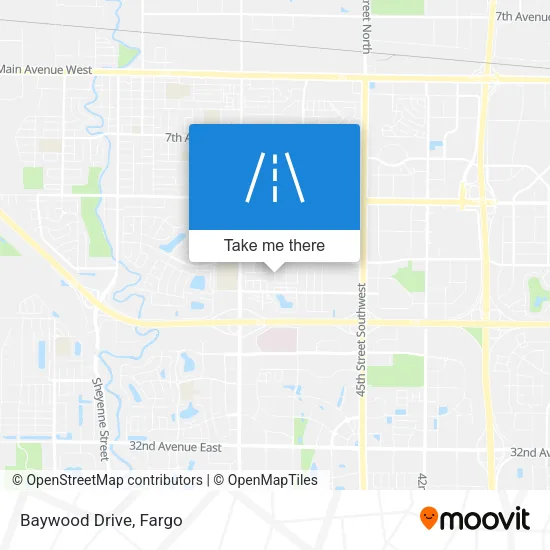Baywood Drive map