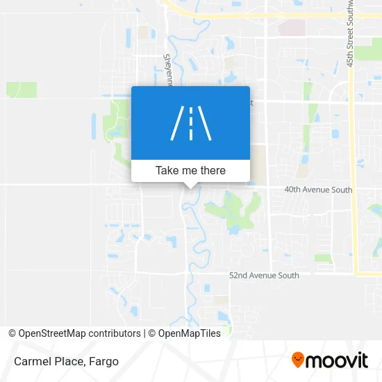 Carmel Place map