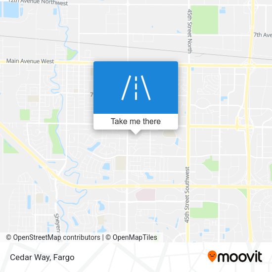 Mapa de Cedar Way