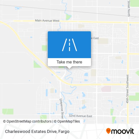 Mapa de Charleswood Estates Drive