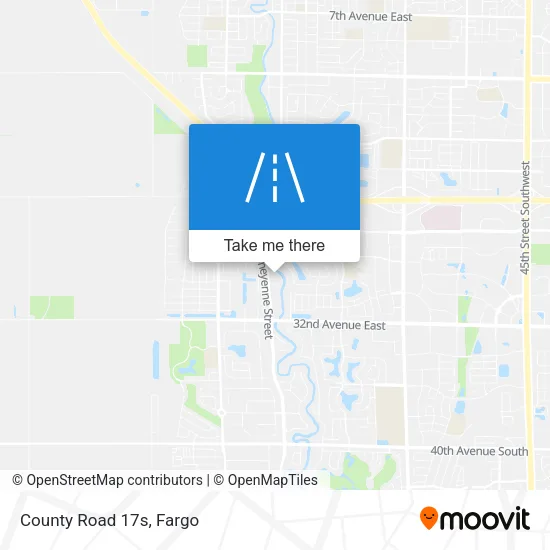 County Road 17s map
