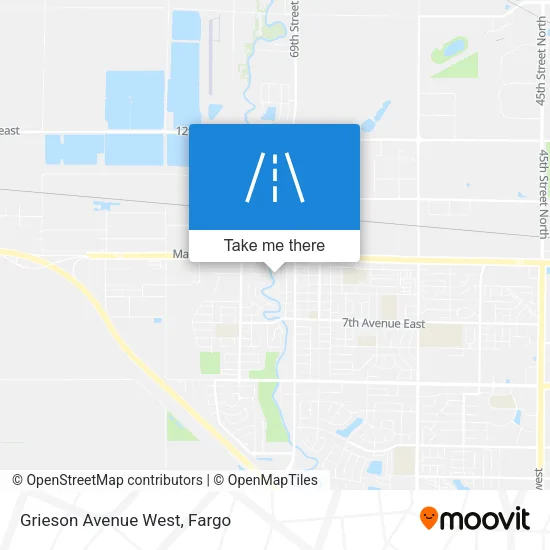 Grieson Avenue West map