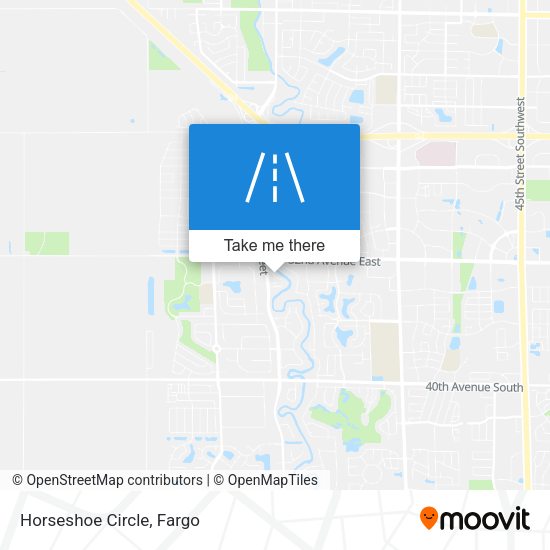 Mapa de Horseshoe Circle