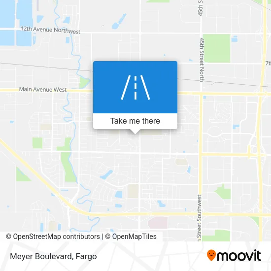 Meyer Boulevard map