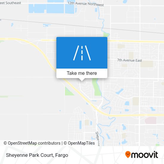 Sheyenne Park Court map