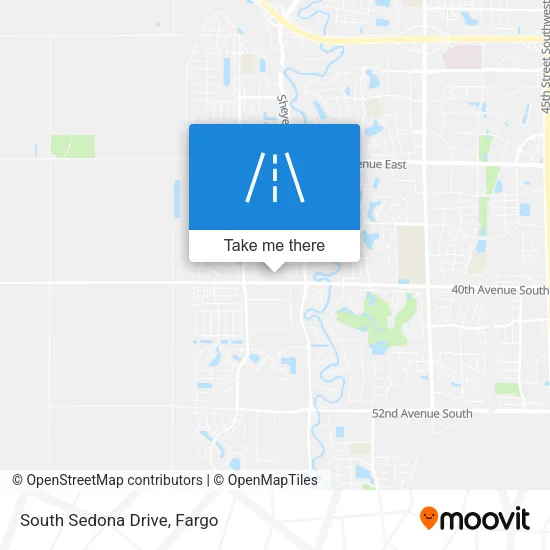 South Sedona Drive map