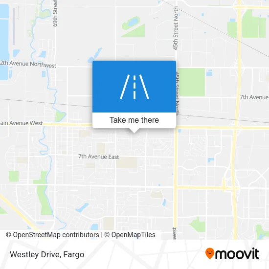 Westley Drive map