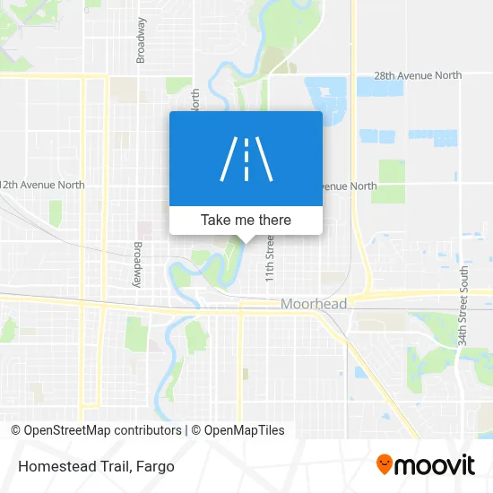 Homestead Trail map