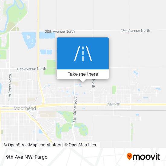 Mapa de 9th Ave NW