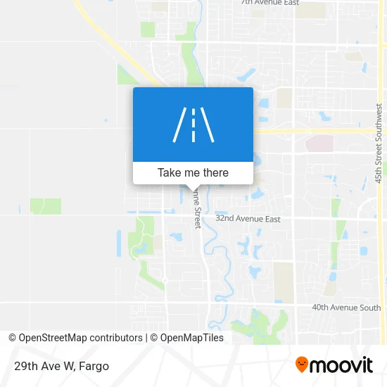 29th Ave W map