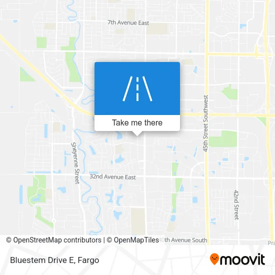 Bluestem Drive E map